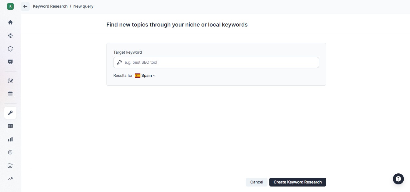 keyword research