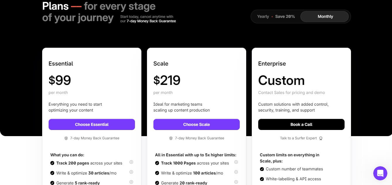 pricing