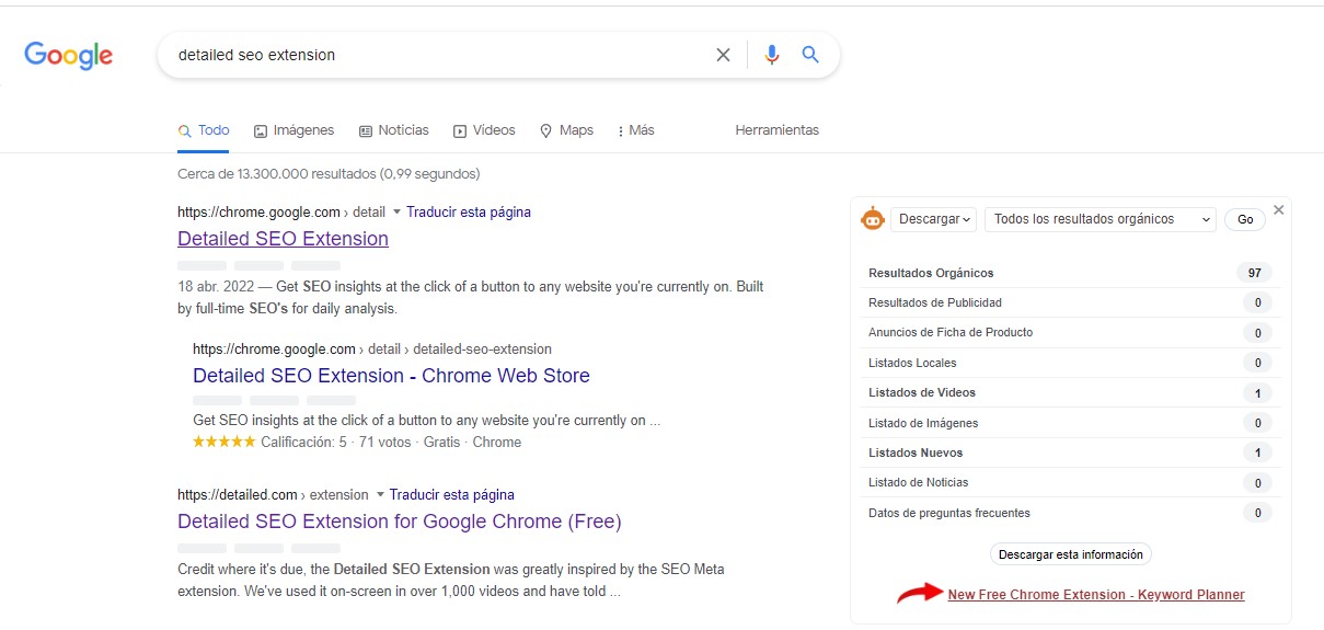 Mejores extensiones de Google Chrome para SEO