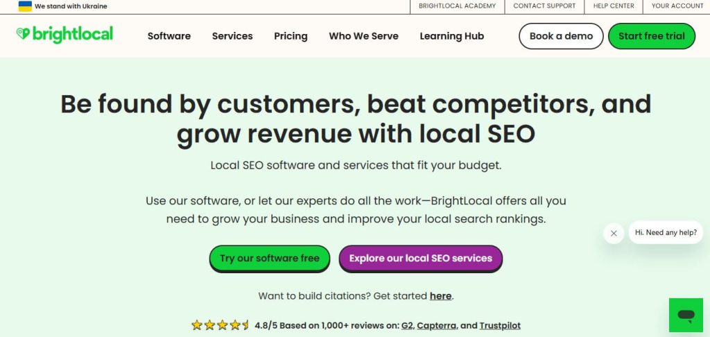BrightLocal que es