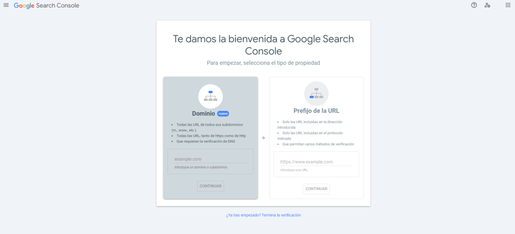 google search console