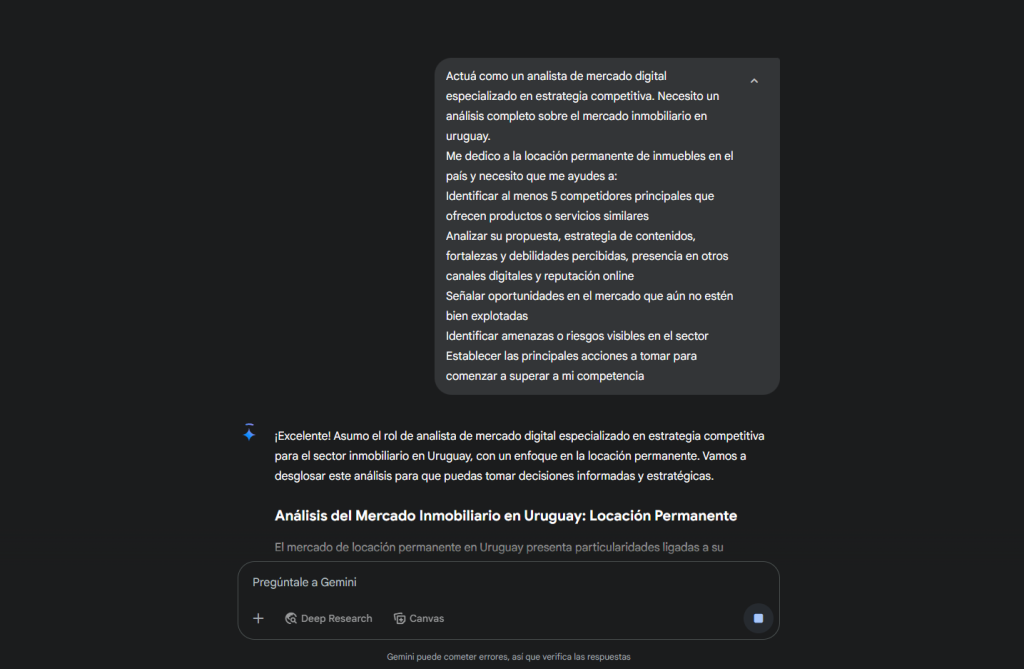 Análisis de mercado y competencia