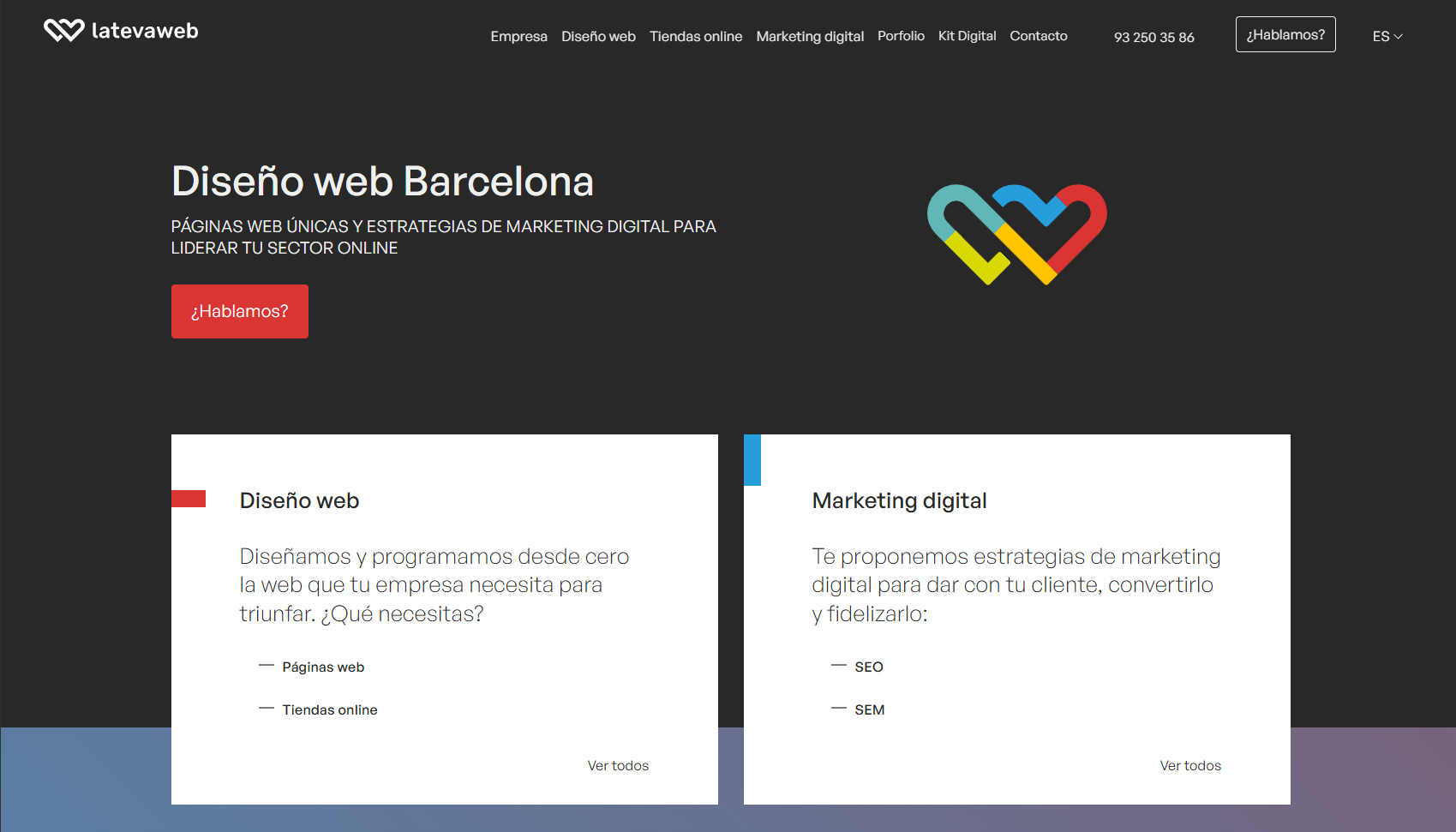 la teva web
