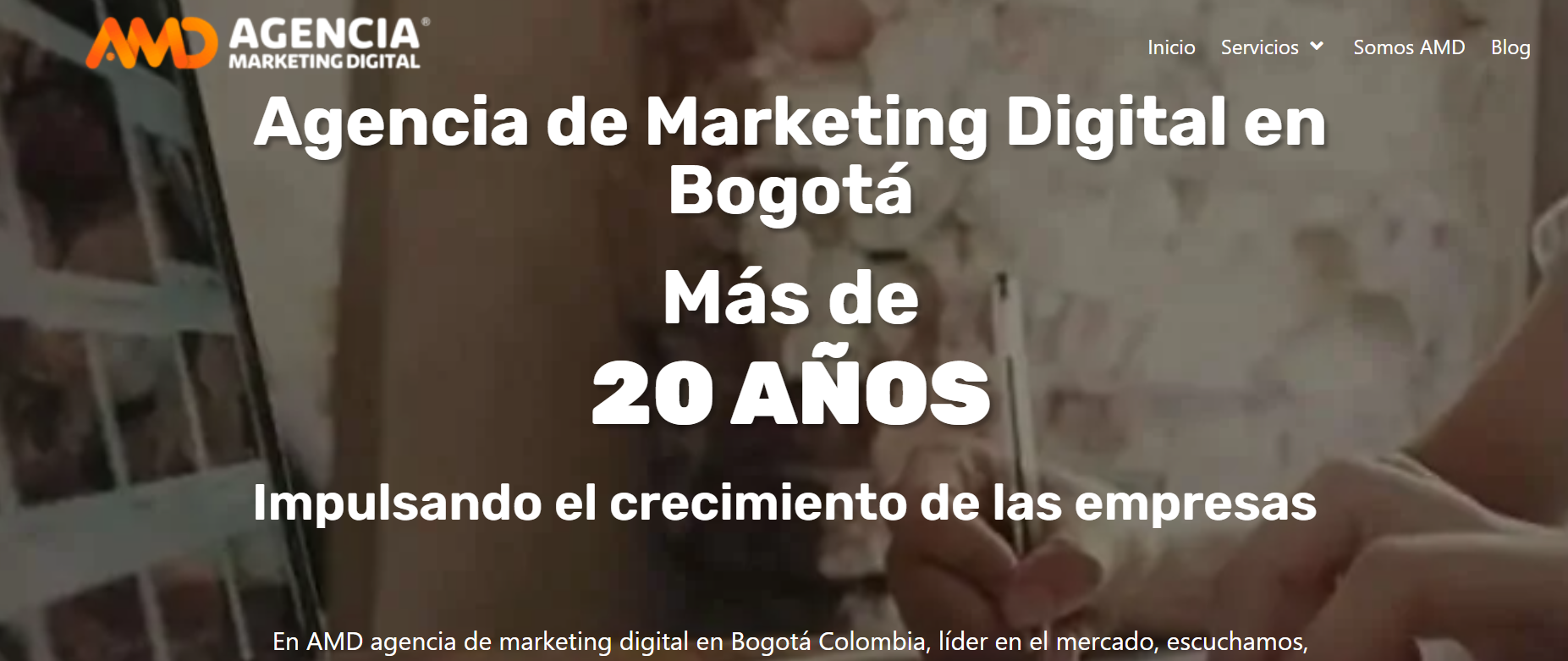 AMD agencia de marketing digital en Bogotá Colombia