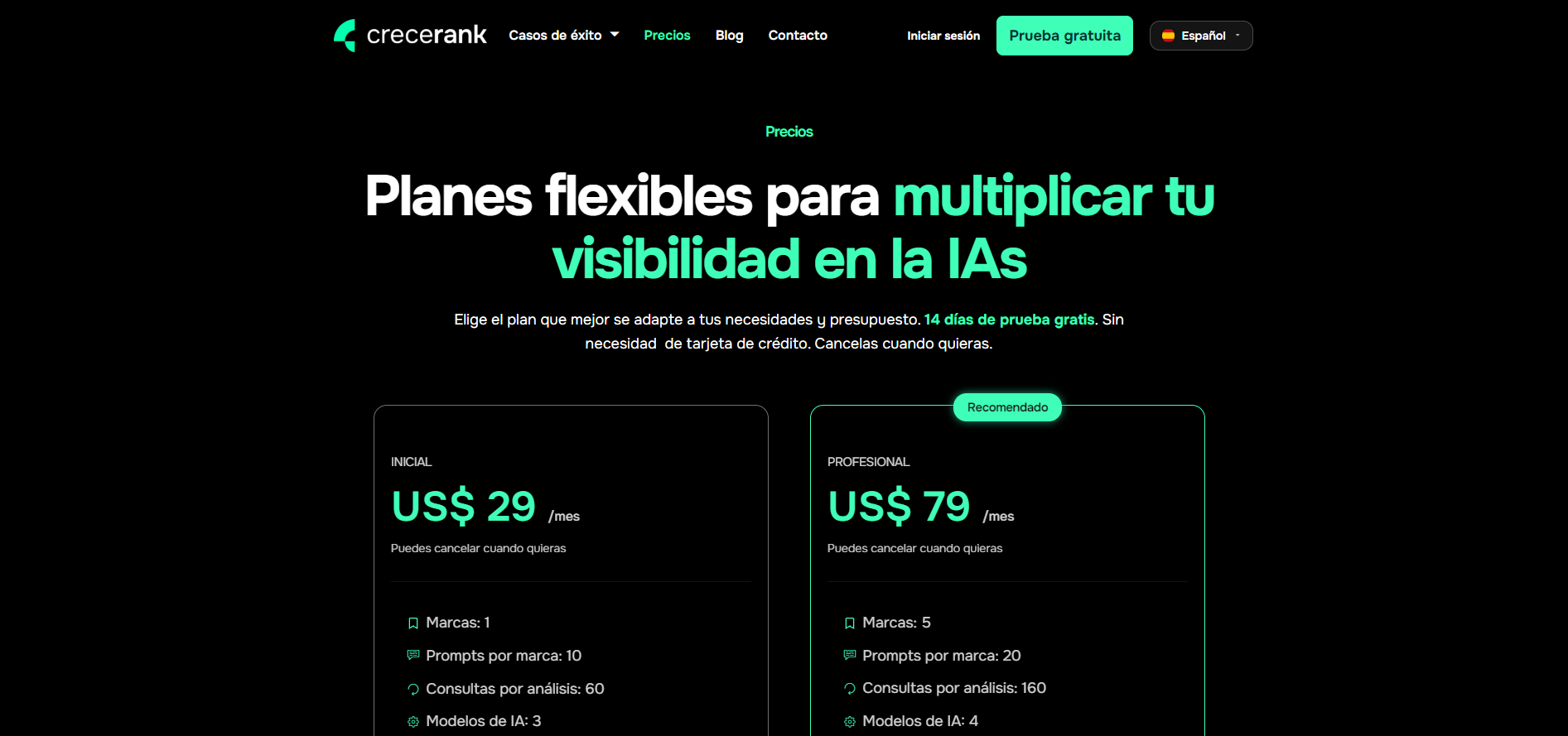 precios de crecerank